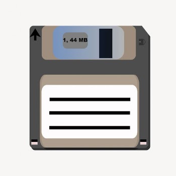 Floppy disk clipart, illustration vector. | Free Vector - rawpixel