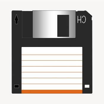 Floppy disk clipart, retro illustration | Free Vector - rawpixel
