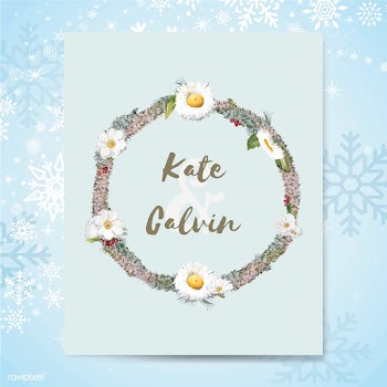 Flora wedding invitation card mockup vector | Free stock vector - 518917
