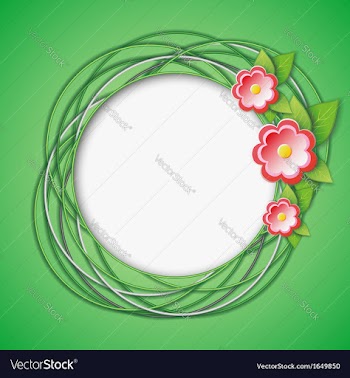  					Floral abstract creative background vector image														
