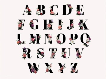 Floral alphabet font | Free stock vector - 583152