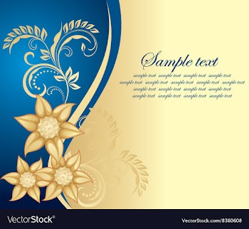 Floral Backdrop with Text Space vector image