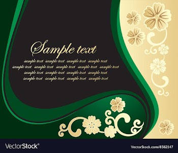 Floral Backdrop with Text Space vector image