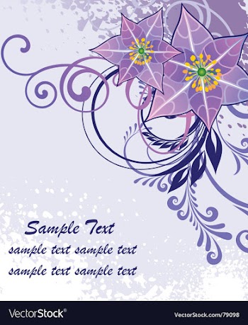 Floral backgorund vector image