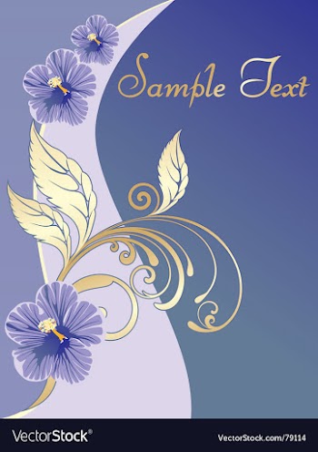 Floral backgorund vector image