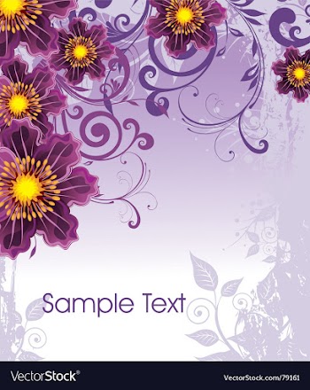 Floral backgorund vector image