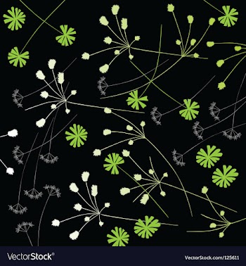  					Floral background meadow vector image														