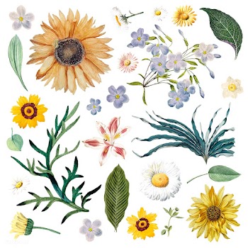 Floral background pattern | Free stock vector - 544973