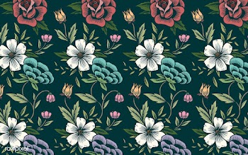 Floral background pattern | Free stock vector - 558175