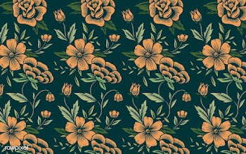 Floral background pattern | Free stock vector - 558185