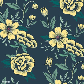 Floral background pattern | Free stock vector - 558194