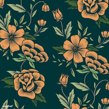 Floral background pattern | Free stock vector - 558200