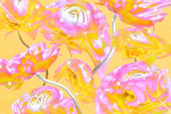 Floral background PSD, yellow buttercup… | Free stock illustration | High Resolution graphic