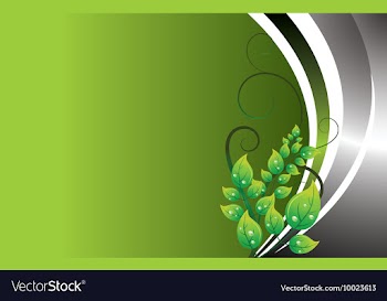 Floral background vector image