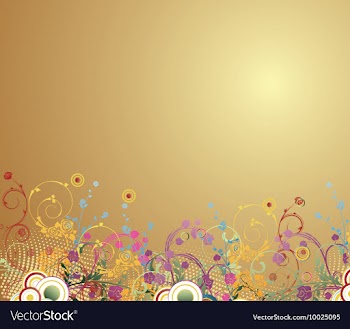 Floral background vector image