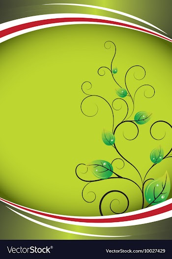 Floral background vector image