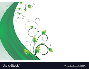 Floral background vector image