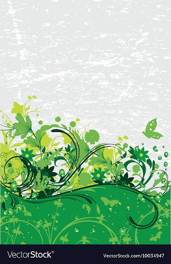 Floral background vector image