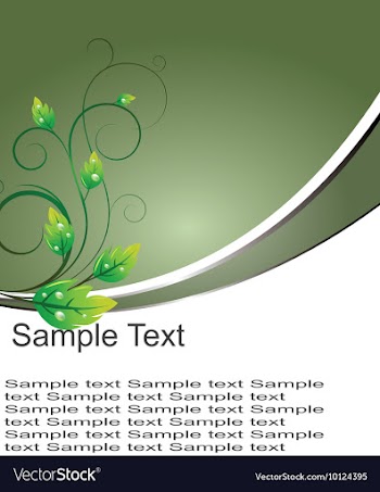 Floral background vector image