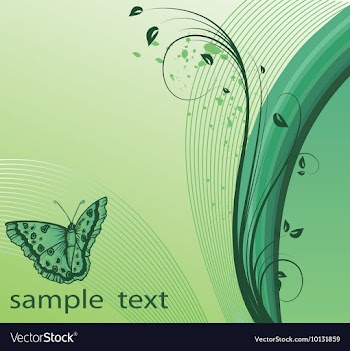 Floral background vector image