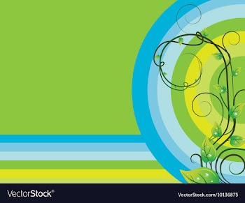 Floral background vector image