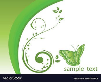 Floral background vector image