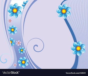 Floral background vector image