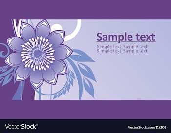Floral background vector image