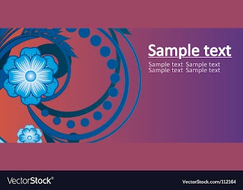 Floral background vector image