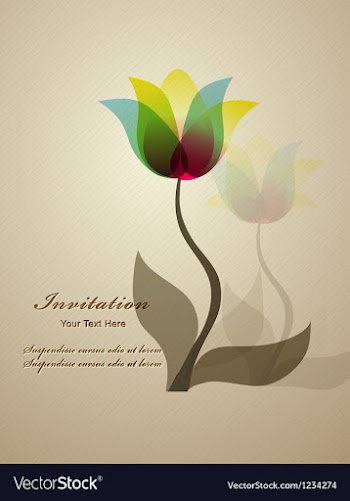 Floral background vector image