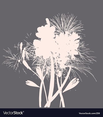 Floral background vector image