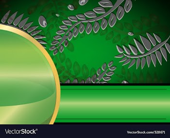 Floral background vector image