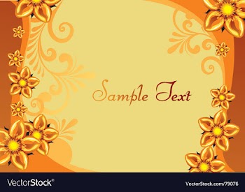 Floral background vector image