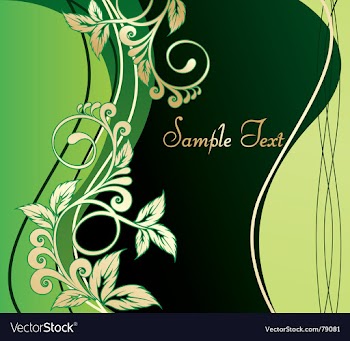 Floral background vector image