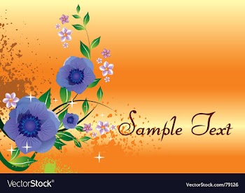 Floral background vector image