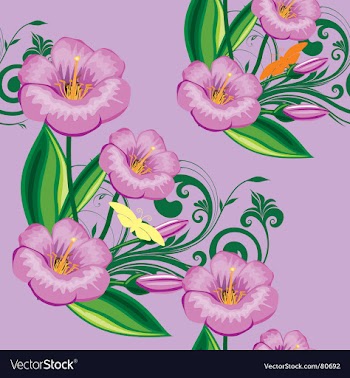 Floral background vector image