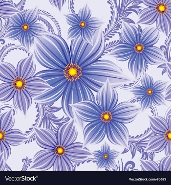 Floral background vector image