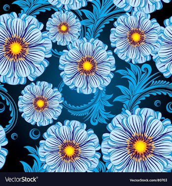 Floral background vector image