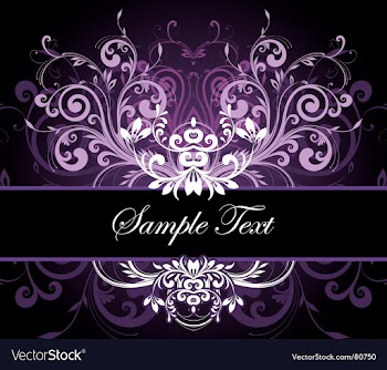 Floral background vector image