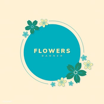 Floral banner vector | Free stock vector - 558615