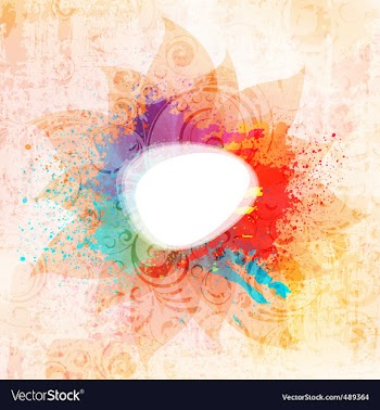 Floral banner vector image