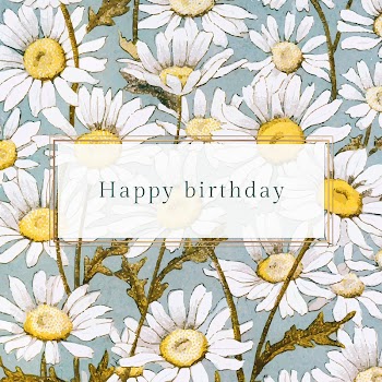 Floral birthday greeting template vector | Free Vector Template - rawpixel