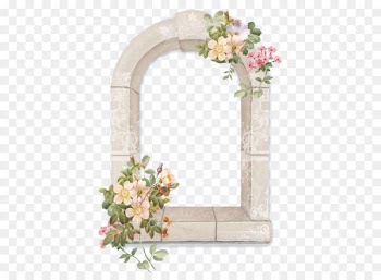 Floral border design creative floral vector material 