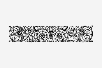 Floral border hand drawn illustration. | Free Photo - rawpixel