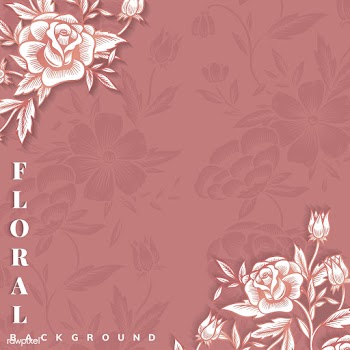 Floral border with copy space | Free stock vector - 558186