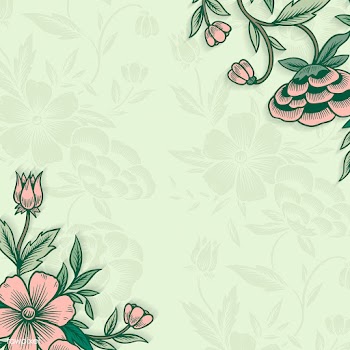 Floral border with copy space | Free stock vector - 558187