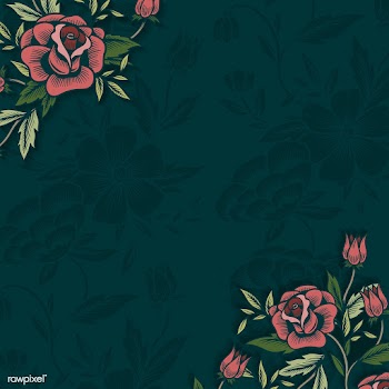 Floral border with copy space | Free stock vector - 558208