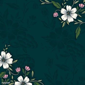 Floral border with copy space | Free stock vector - 558210