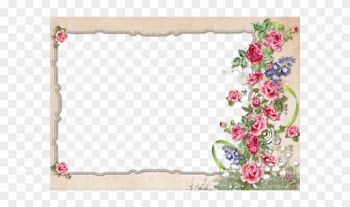 Floral Borderborder Designwriting Papers Vintage - Frame Designs Border Designs