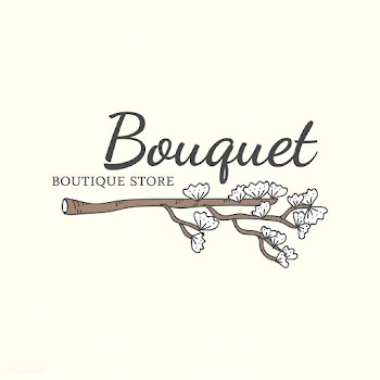 Floral boutique logo design | Free stock vector - 591913